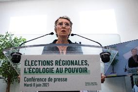 EELV press conference about the Regional Election - Paris