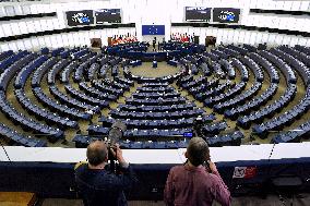 First session of EU Parliament since beginning the covid health crisis