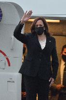 Kamala Harris Returns To Washington After Working Visit To Mexico