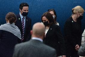 Kamala Harris Returns To Washington After Working Visit To Mexico