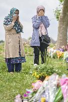 Tribute At The Scene Of Sunday's Hate-Motivated Vehicle Attack - Ontario