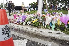 Tribute At The Scene Of Sunday's Hate-Motivated Vehicle Attack - Ontario