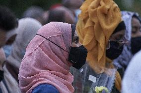 Tribute At The Scene Of Sunday's Hate-Motivated Vehicle Attack - Ontario