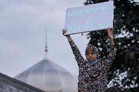Tribute At The Scene Of Sunday's Hate-Motivated Vehicle Attack - Ontario
