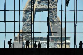 Press Opening Of The Grand Palais Éphémère - Paris