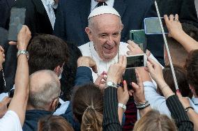 Pope Francis Weekly General Audience - Vatican