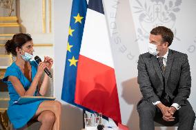 Emmanuel Macron concluded a meeting of NGO representatives - Paris