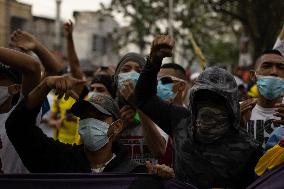 Protest Against Fifa Quatar World Cup 2022 Match Between Colombia And Argentina