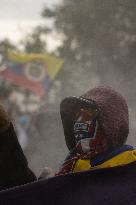 Protest Against Fifa Quatar World Cup 2022 Match Between Colombia And Argentina