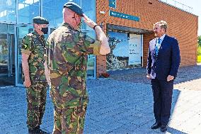 King Visits Major General Ruyter Van Steveninck Barracks - Oirschot