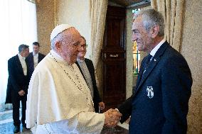 Pope Francis Meets Delegation Of Sports Managers - Vatican