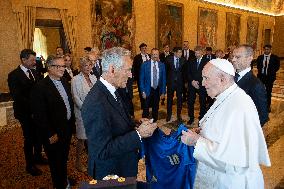 Pope Francis Meets Delegation Of Sports Managers - Vatican
