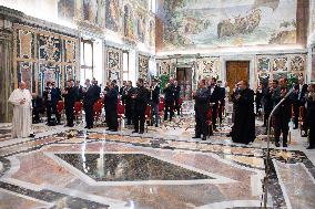Pope Francis Receives In Audience - Vatican