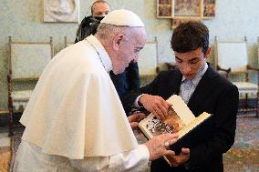 Pope Francis Meets Young People From The Parish of St. Paul the Apostle - Vatican