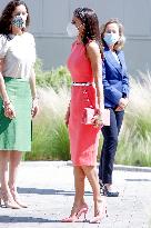 Queen Letizia At Ceremony of Santander WomenNOW 2021 - Madrid