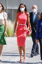 Queen Letizia At Ceremony of Santander WomenNOW 2021 - Madrid