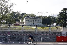 Police Around Villa La Grange Where Biden Meets Putin - Geneva