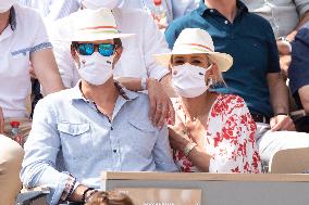 French Open - Elodie Gossuin and Bertrand Lacherie