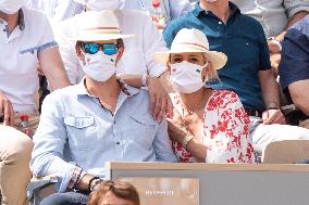 French Open - Elodie Gossuin and Bertrand Lacherie