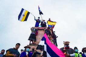 Misak Indigenous Communities Protest - Bogota