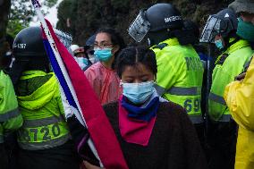 Misak Indigenous Communities Protest - Bogota