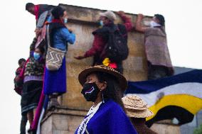 Misak Indigenous Communities Protest - Bogota