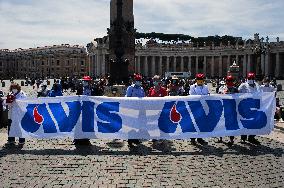 Pope Francis During Sunday Angelus Prayer - Vatican