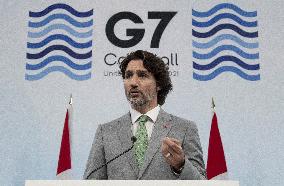 PM Justin Trudeau During G7 Summit - Cornwall