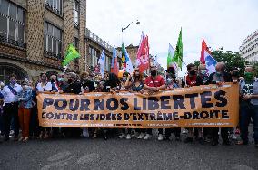 Anti Extreme-Right March Of Freedoms - Paris