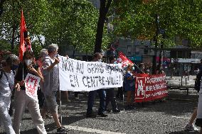 Demonstration Against The Grand Hopital Nord Project - Paris