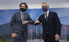 NATO Summit - Justin Trudeau and Jens Stoltenberg