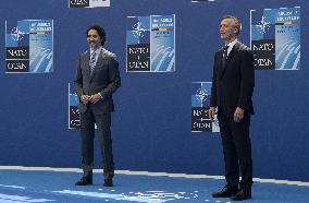NATO Summit - Justin Trudeau and Jens Stoltenberg