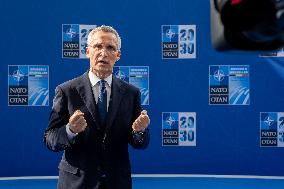 NATO Summit - Secretary General Jens Stoltenber Brussels