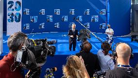 NATO Summit - Secretary General Jens Stoltenber Brussels