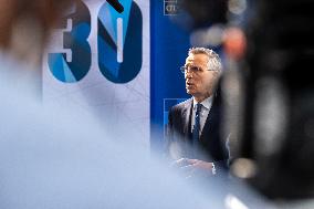 NATO Summit - Secretary General Jens Stoltenber Brussels