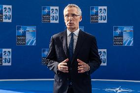 NATO Summit - Secretary General Jens Stoltenber Brussels