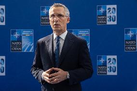 NATO Summit - Secretary General Jens Stoltenber Brussels
