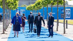 NATO Summit - Arrival Of Leaders - Brussels