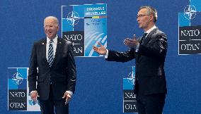 NATO Summit - Joe Biden and Jens Stoltenberg