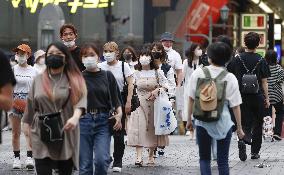 Scene of Osaka amid coronavirus pandemic