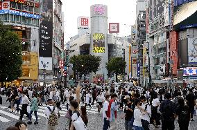 Scene of Tokyo amid coronavirus pandemic
