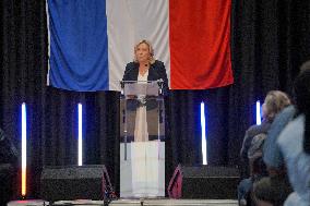 Le Pen Regional Elections Statement - Henin Beaumont