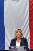 Le Pen Regional Elections Statement - Henin Beaumont