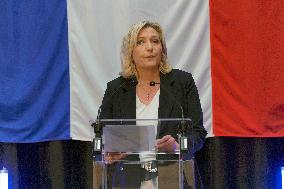 Le Pen Regional Elections Statement - Henin Beaumont