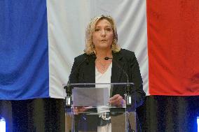 Le Pen Regional Elections Statement - Henin Beaumont