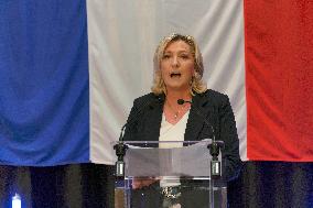 Le Pen Regional Elections Statement - Henin Beaumont