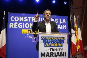 Mariani Regional Elections Statement - Le Pontet