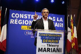 Mariani Regional Elections Statement - Le Pontet