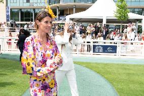 VIPs Attend The Prix De Diane - Chantilly