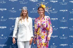 VIPs Attend The Prix De Diane - Chantilly